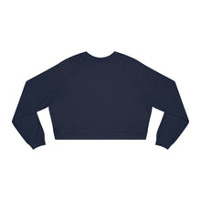 American Script Cropped Fleece Pullover