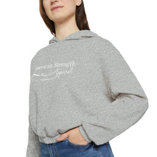 American Script Cinched Bottom Hoodie