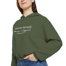 American Script Cinched Bottom Hoodie