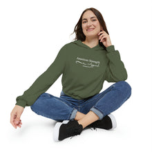 American Script Cinched Bottom Hoodie