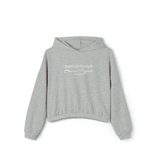 American Script Cinched Bottom Hoodie