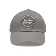 Dad Hat with Leather Patch (Round)