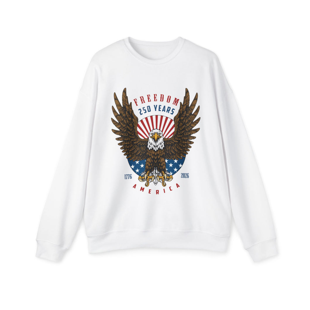 Freedom Eagle Sweatshirt – 250 Years America Patriotic Crewneck