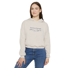American Script Cinched Bottom Hoodie