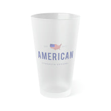 American Frosted Pint Glass