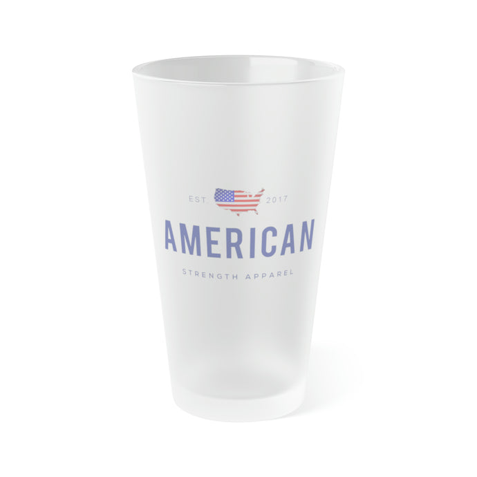 American Frosted Pint Glass