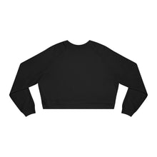 American Script Cropped Fleece Pullover