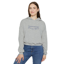American Script Cinched Bottom Hoodie