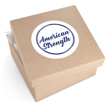 American Round Stickers