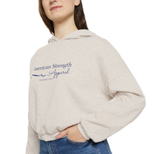 American Script Cinched Bottom Hoodie