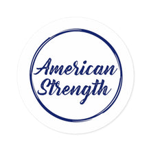 American Round Stickers