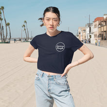American Circle Flowy Cropped Tee