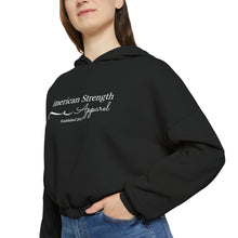 American Script Cinched Bottom Hoodie